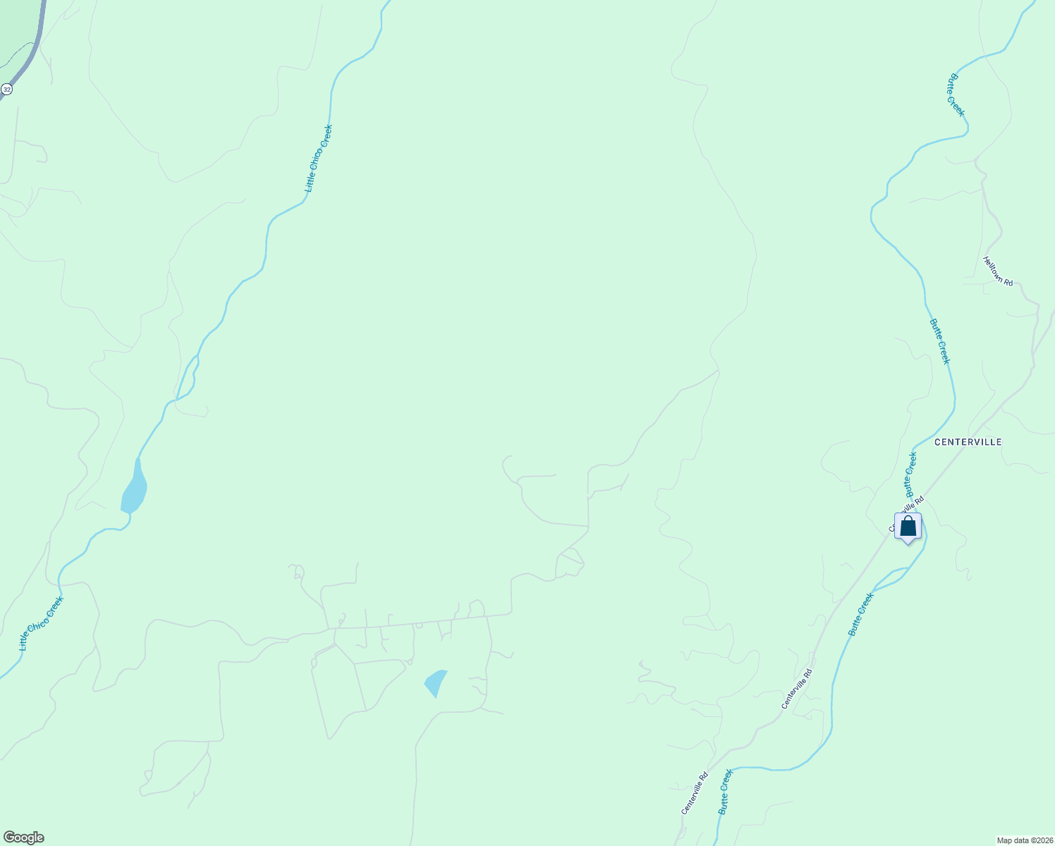 map of restaurants, bars, coffee shops, grocery stores, and more near Hummer Road in Chico