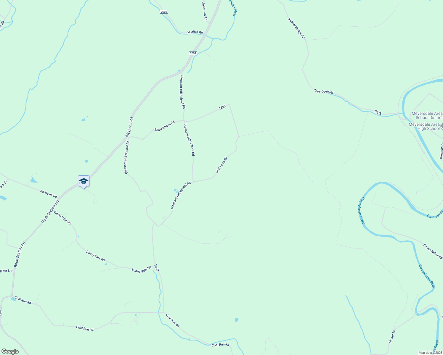 map of restaurants, bars, coffee shops, grocery stores, and more near Bird Farm Road in Somerset County