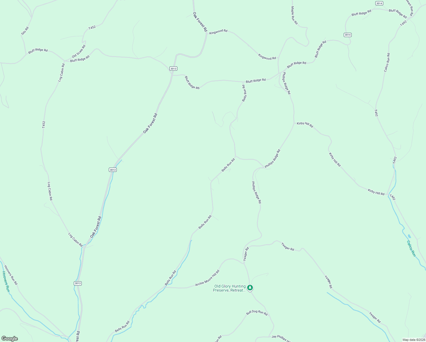 map of restaurants, bars, coffee shops, grocery stores, and more near 479 Bells Run Road in Spraggs