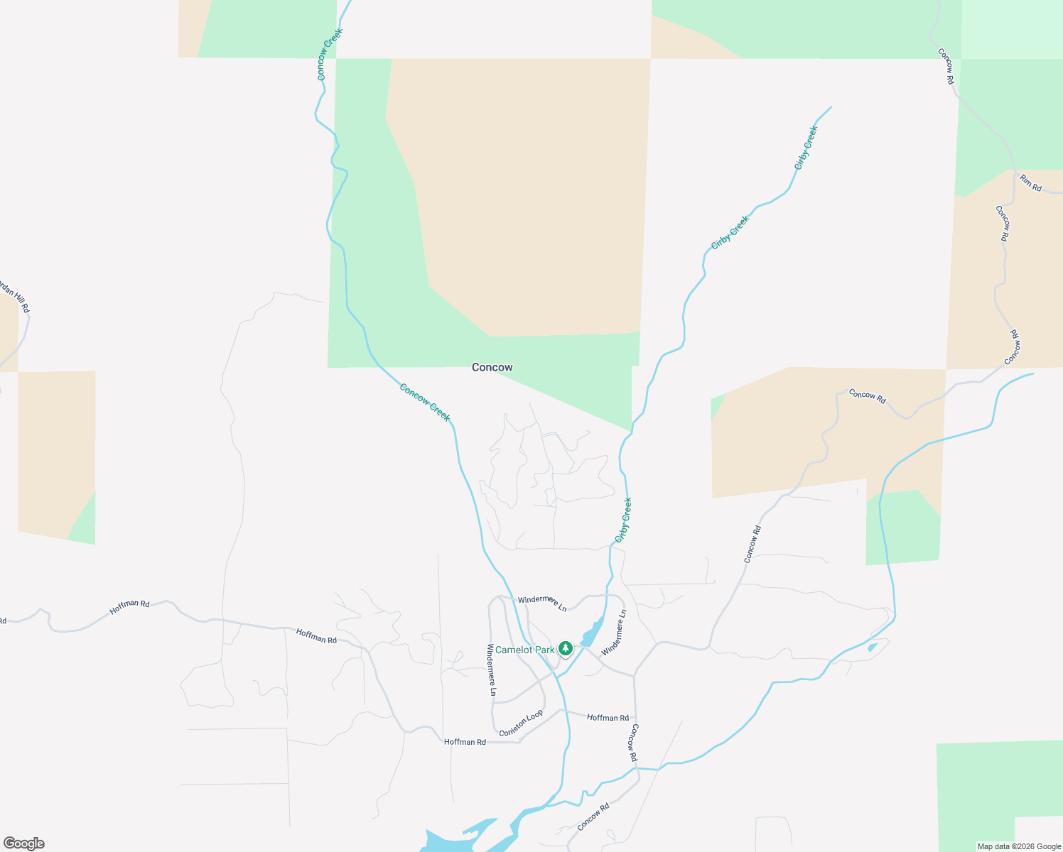 map of restaurants, bars, coffee shops, grocery stores, and more near Broken Glass Circle in Concow