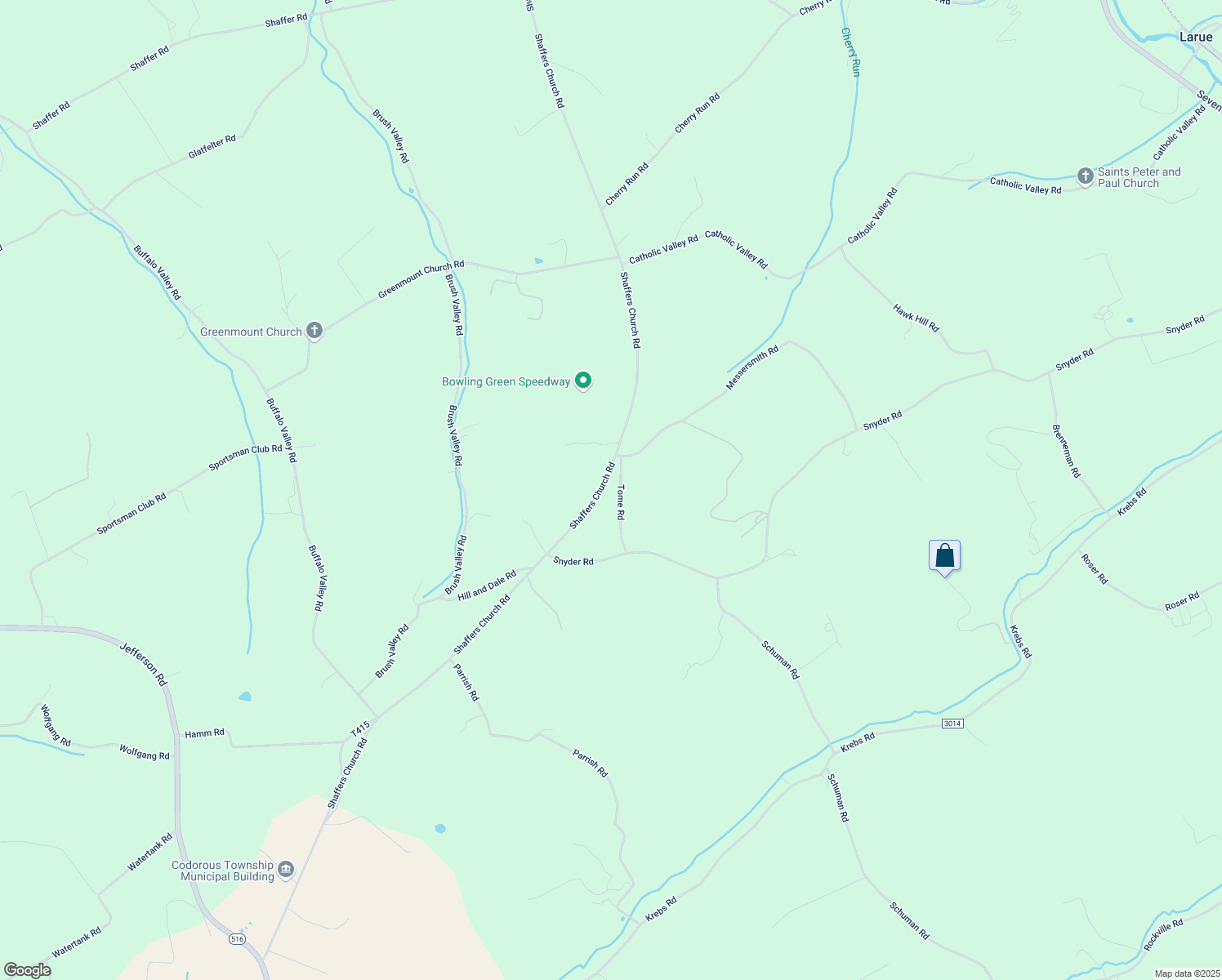 map of restaurants, bars, coffee shops, grocery stores, and more near 4244 Tome Road in Glen Rock