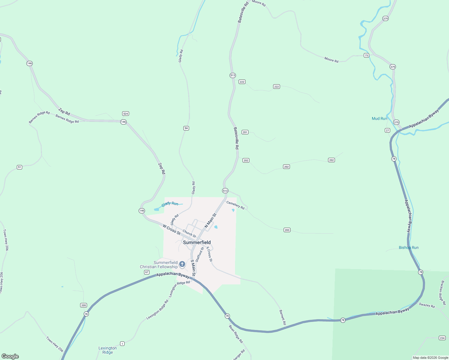 map of restaurants, bars, coffee shops, grocery stores, and more near in Summerfield