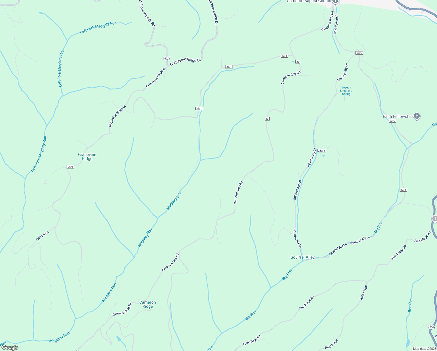 map of restaurants, bars, coffee shops, grocery stores, and more near in Cameron