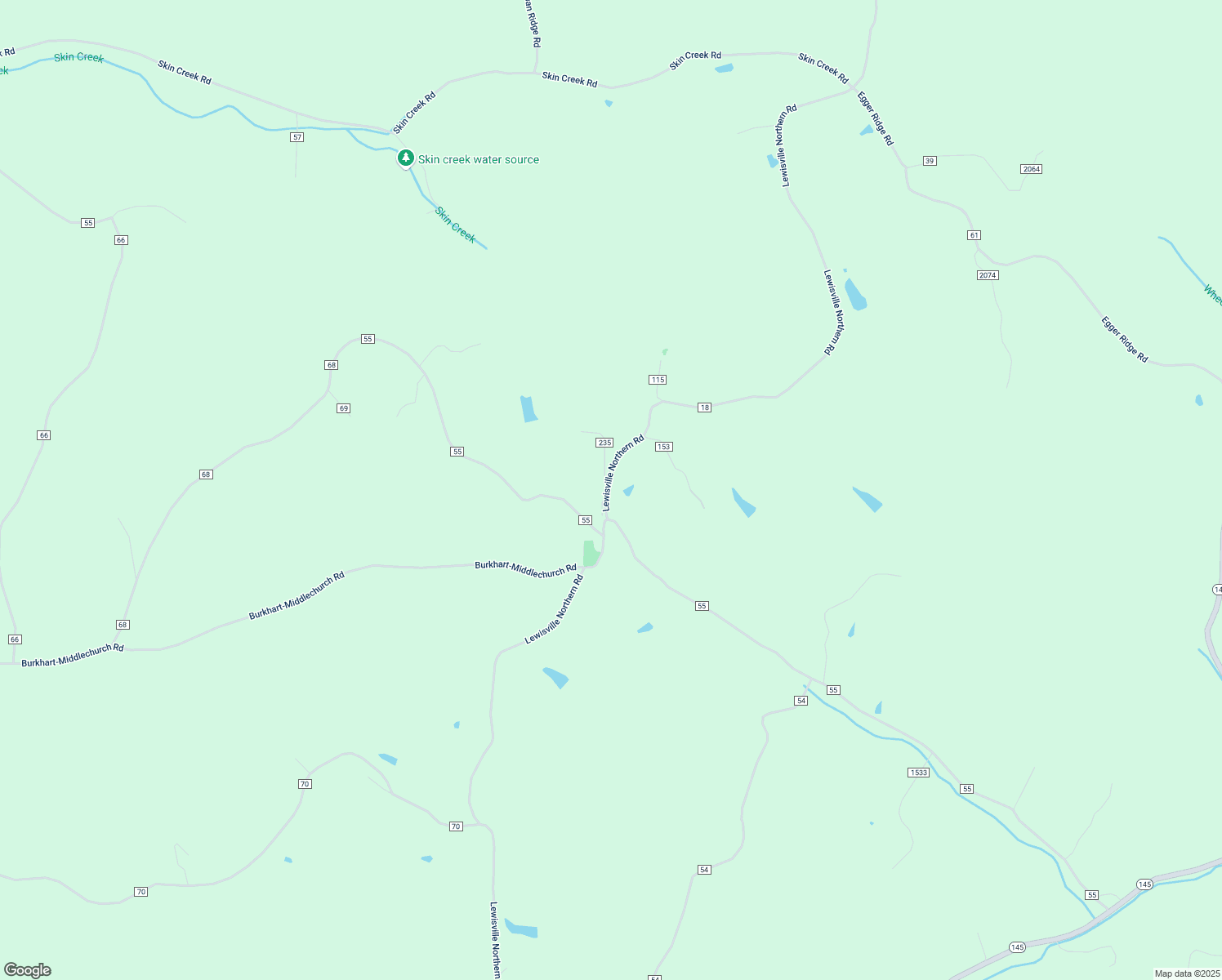 map of restaurants, bars, coffee shops, grocery stores, and more near 48564 Lewisville Northern Road in Lewisville