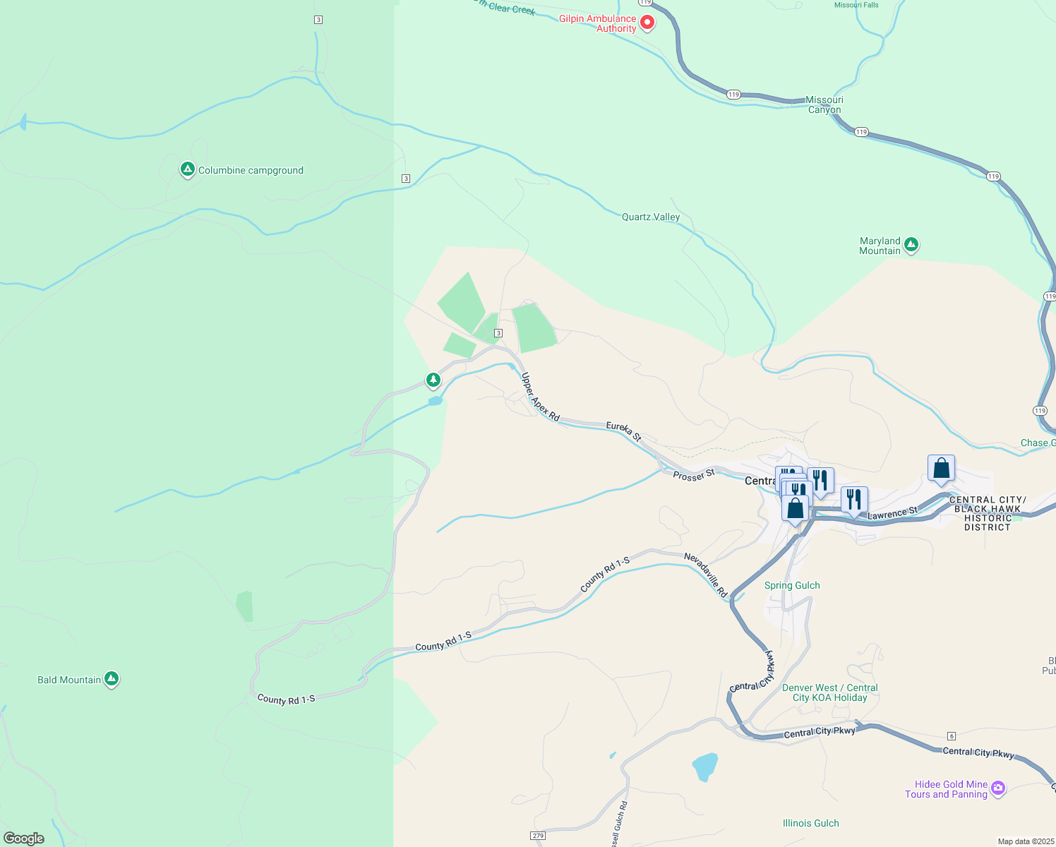 map of restaurants, bars, coffee shops, grocery stores, and more near 690 Martin Drive in Central City