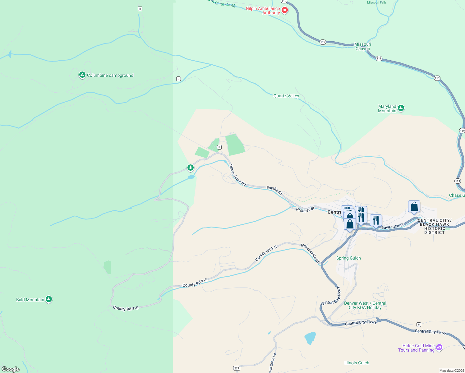 map of restaurants, bars, coffee shops, grocery stores, and more near 690 Martin Drive in Central City