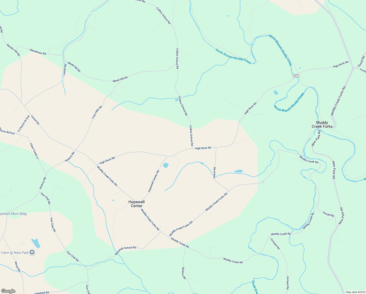 map of restaurants, bars, coffee shops, grocery stores, and more near 9737 High Rock Road in Airville