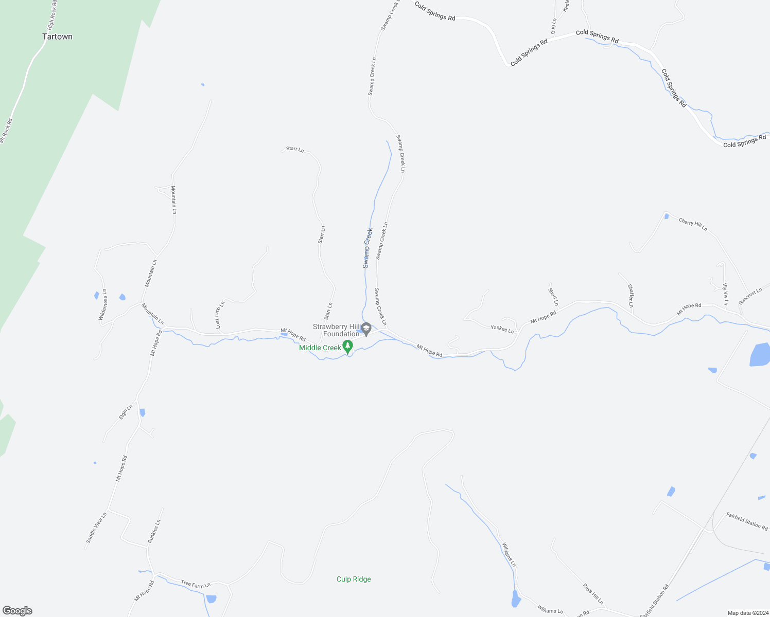 map of restaurants, bars, coffee shops, grocery stores, and more near 51 Swamp Creek Lane in Orrtanna