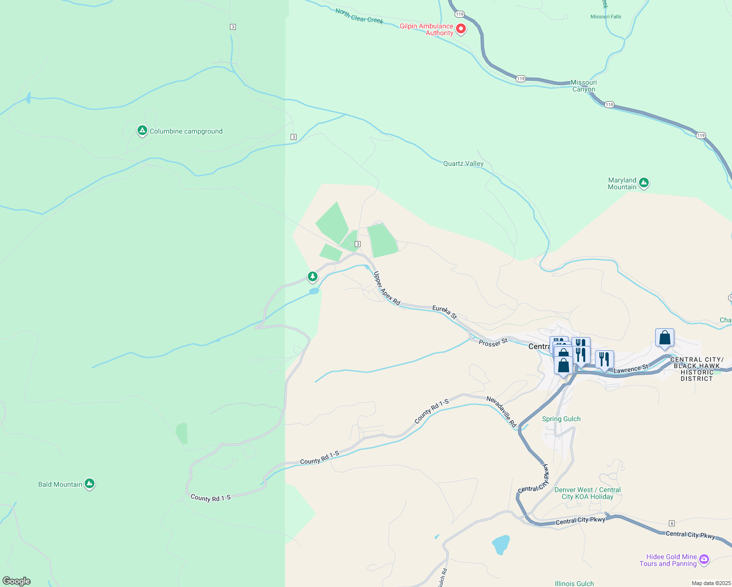 map of restaurants, bars, coffee shops, grocery stores, and more near 780 Louis Drive in Central City