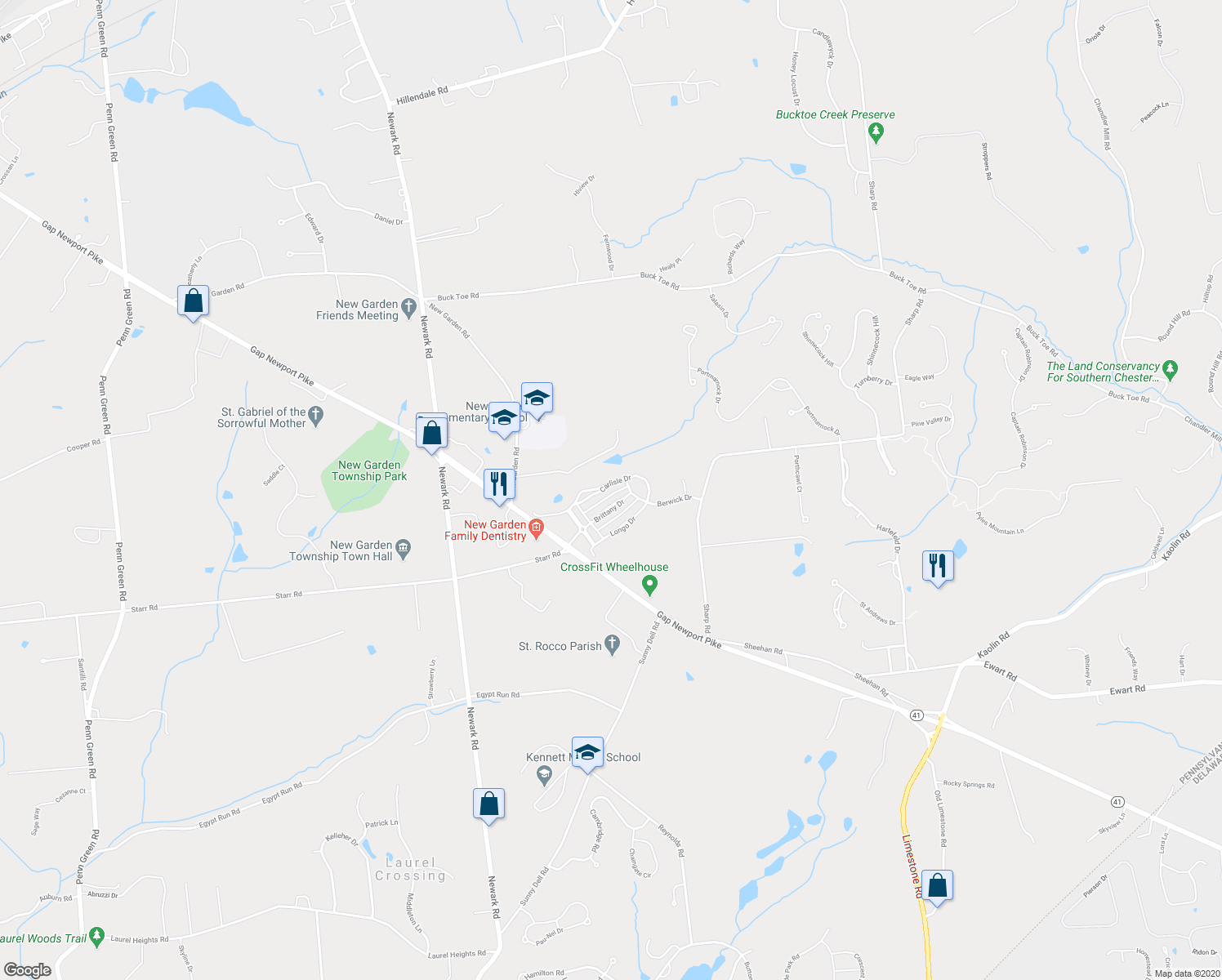 map of restaurants, bars, coffee shops, grocery stores, and more near 340 Carlisle Drive in Avondale