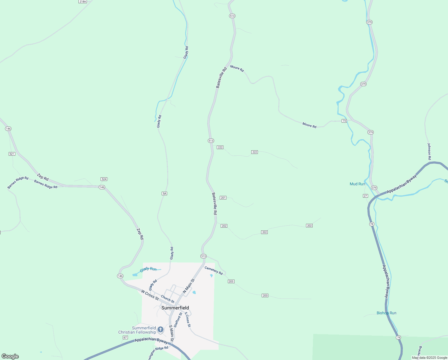 map of restaurants, bars, coffee shops, grocery stores, and more near in Summerfield