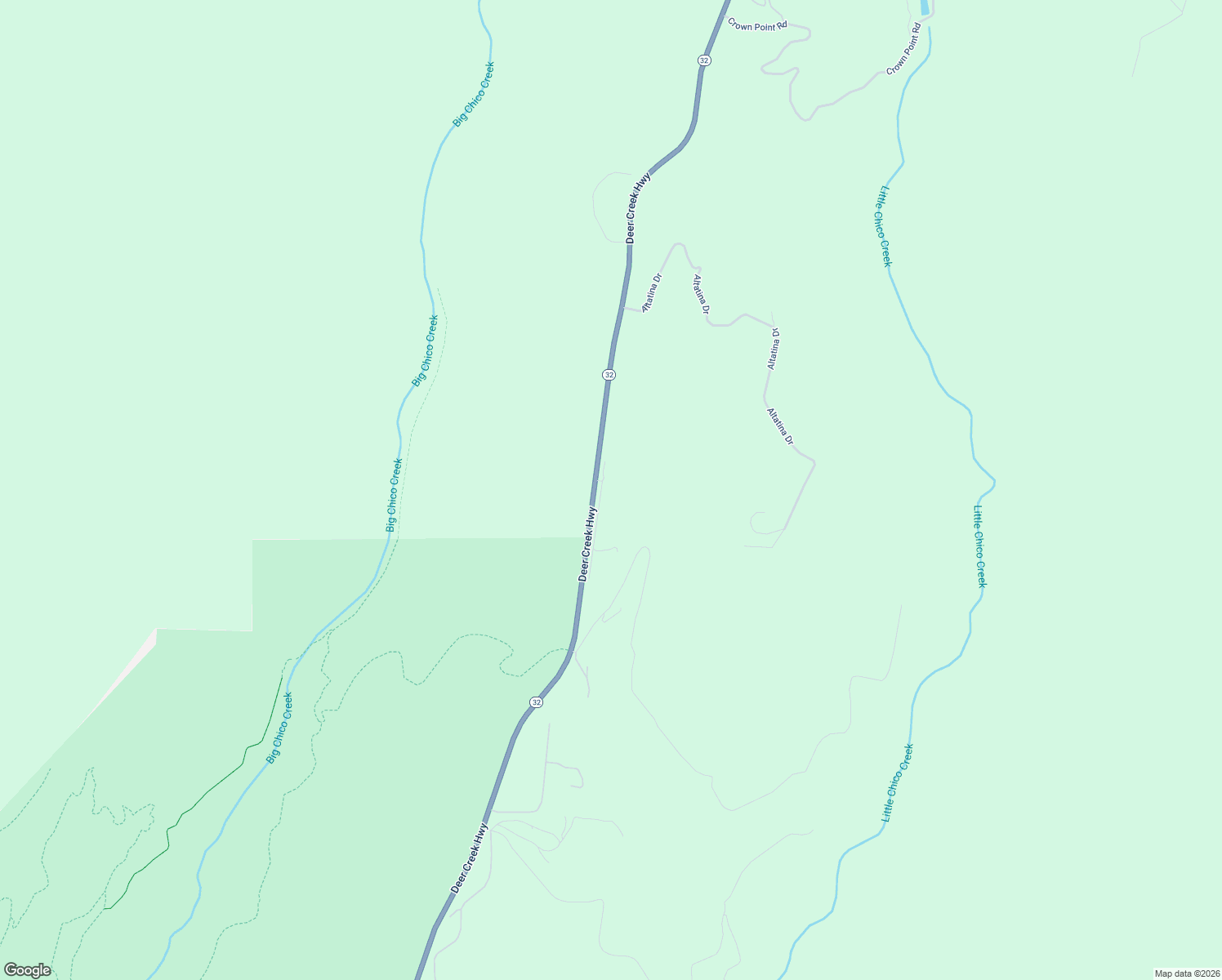 map of restaurants, bars, coffee shops, grocery stores, and more near 13866 La Castana Drive in Chico