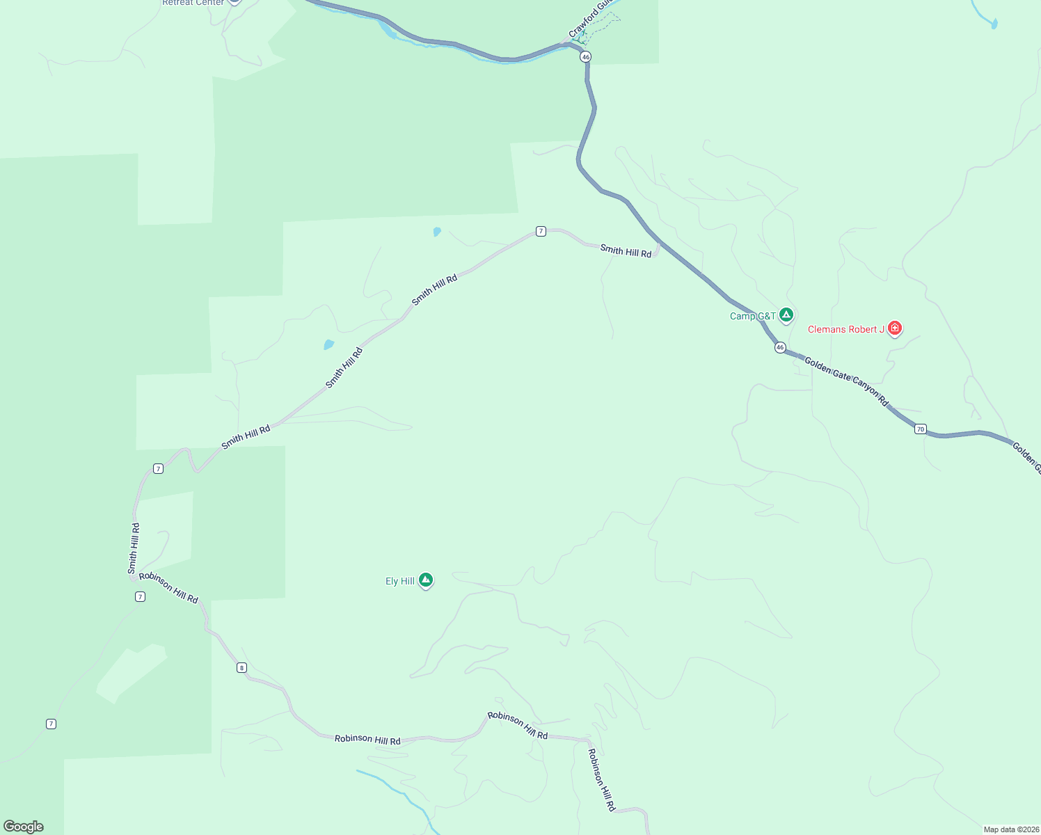 map of restaurants, bars, coffee shops, grocery stores, and more near Seldom Seen Road in Black Hawk
