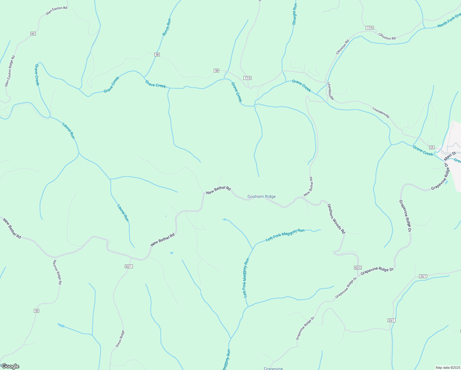map of restaurants, bars, coffee shops, grocery stores, and more near 572 Goshorn Ridge Road in Cameron