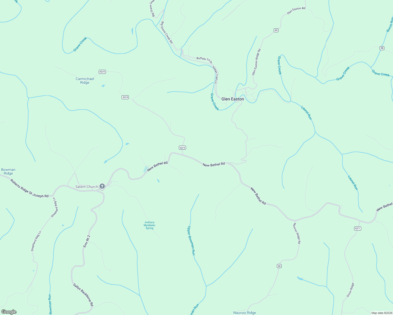 map of restaurants, bars, coffee shops, grocery stores, and more near 40 Carmichael Lane in Glen Easton
