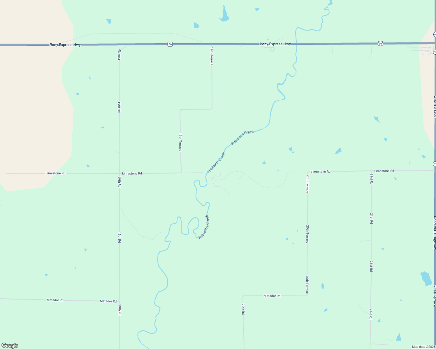 map of restaurants, bars, coffee shops, grocery stores, and more near 1984 Limestone Road in Beattie