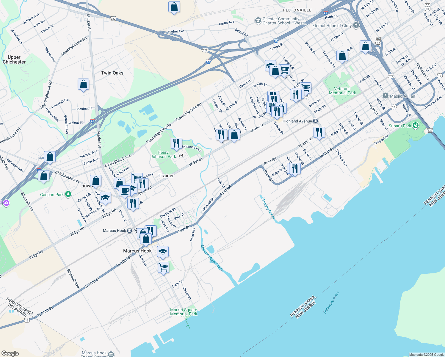4121 Pennsylvania Street, Marcus Hook PA Walk Score