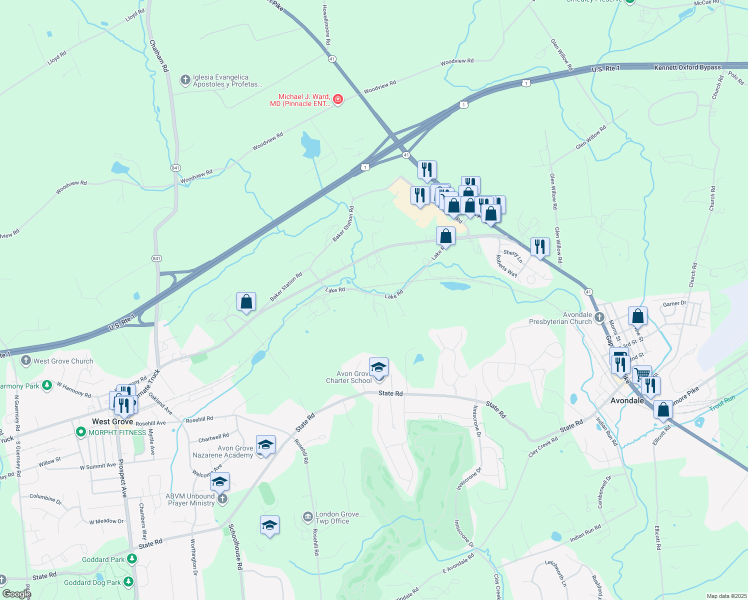 530 Raymond Avenue, Avondale PA Walk Score