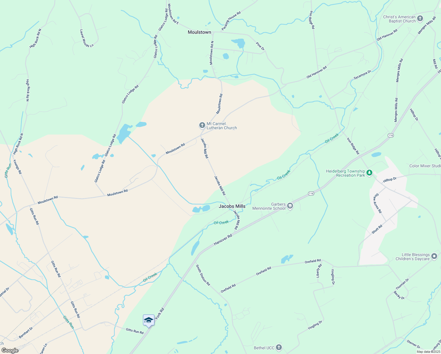 map of restaurants, bars, coffee shops, grocery stores, and more near 1525 Jacobs Mill Rd in Hanover