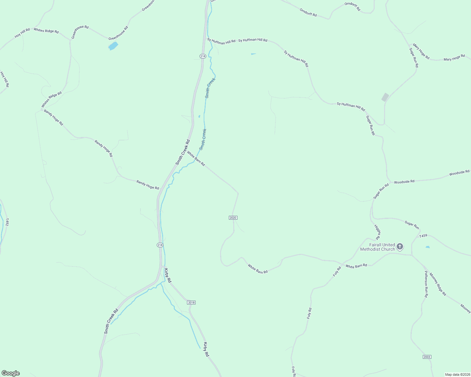 map of restaurants, bars, coffee shops, grocery stores, and more near 197 White Barn Road in Waynesburg