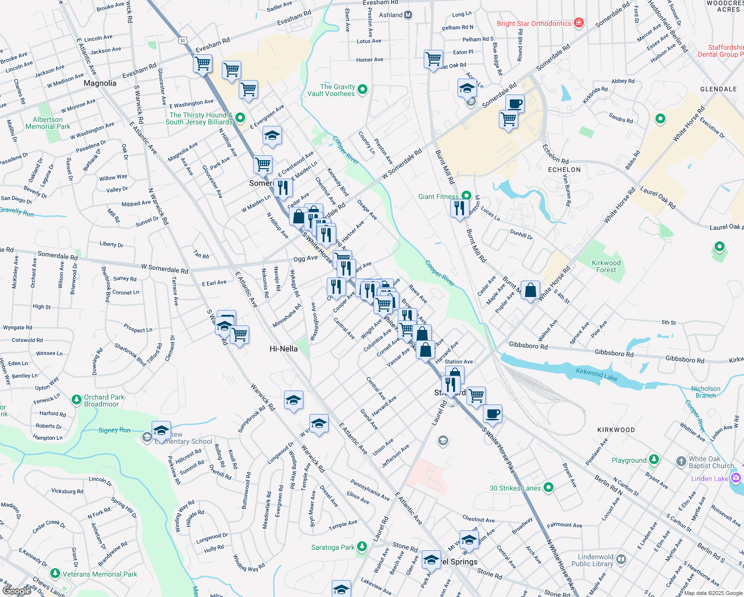 White Horse Pike, Somerdale NJ Walk Score
