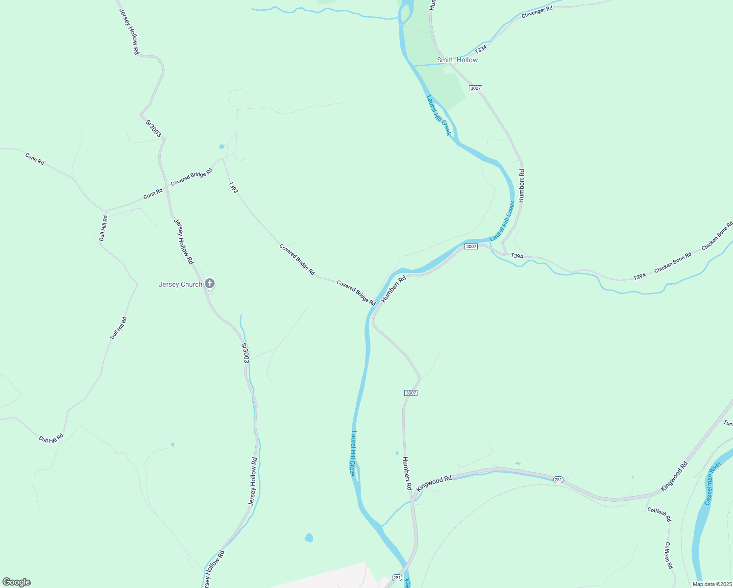 map of restaurants, bars, coffee shops, grocery stores, and more near 596 Covered Bridge Road in Confluence