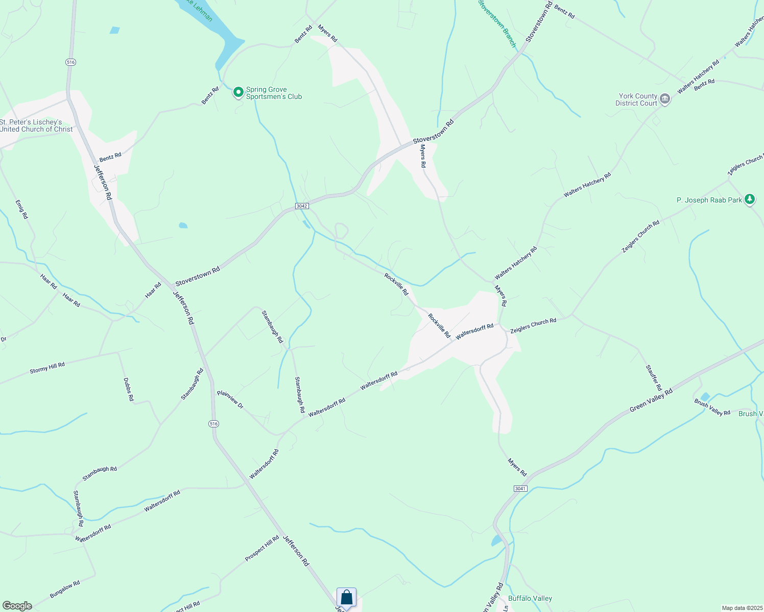 map of restaurants, bars, coffee shops, grocery stores, and more near 5075 Murphy Lane in Spring Grove