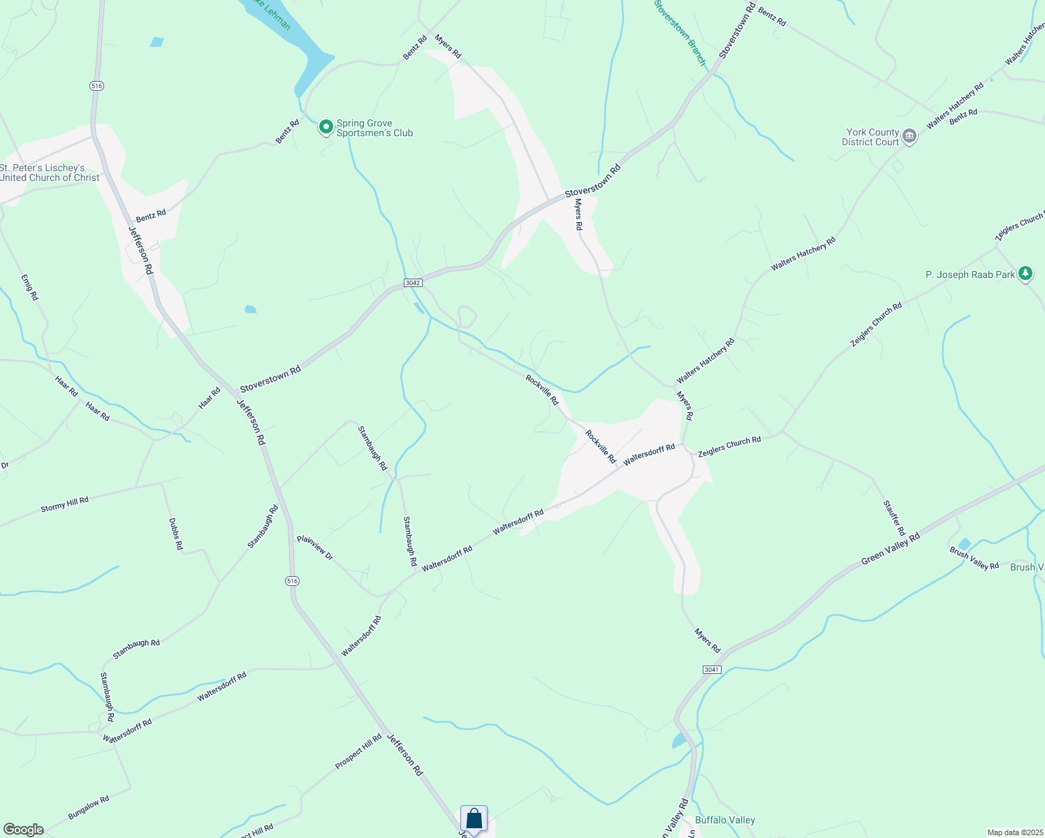 map of restaurants, bars, coffee shops, grocery stores, and more near 5075 Murphy Lane in Spring Grove