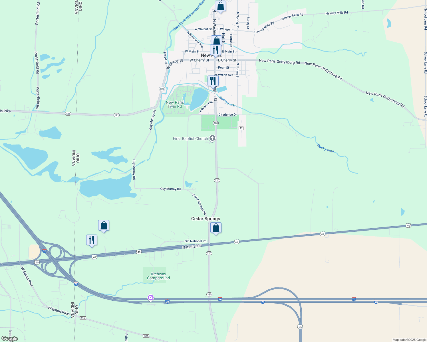 6469 Ohio 320, New Paris OH Walk Score