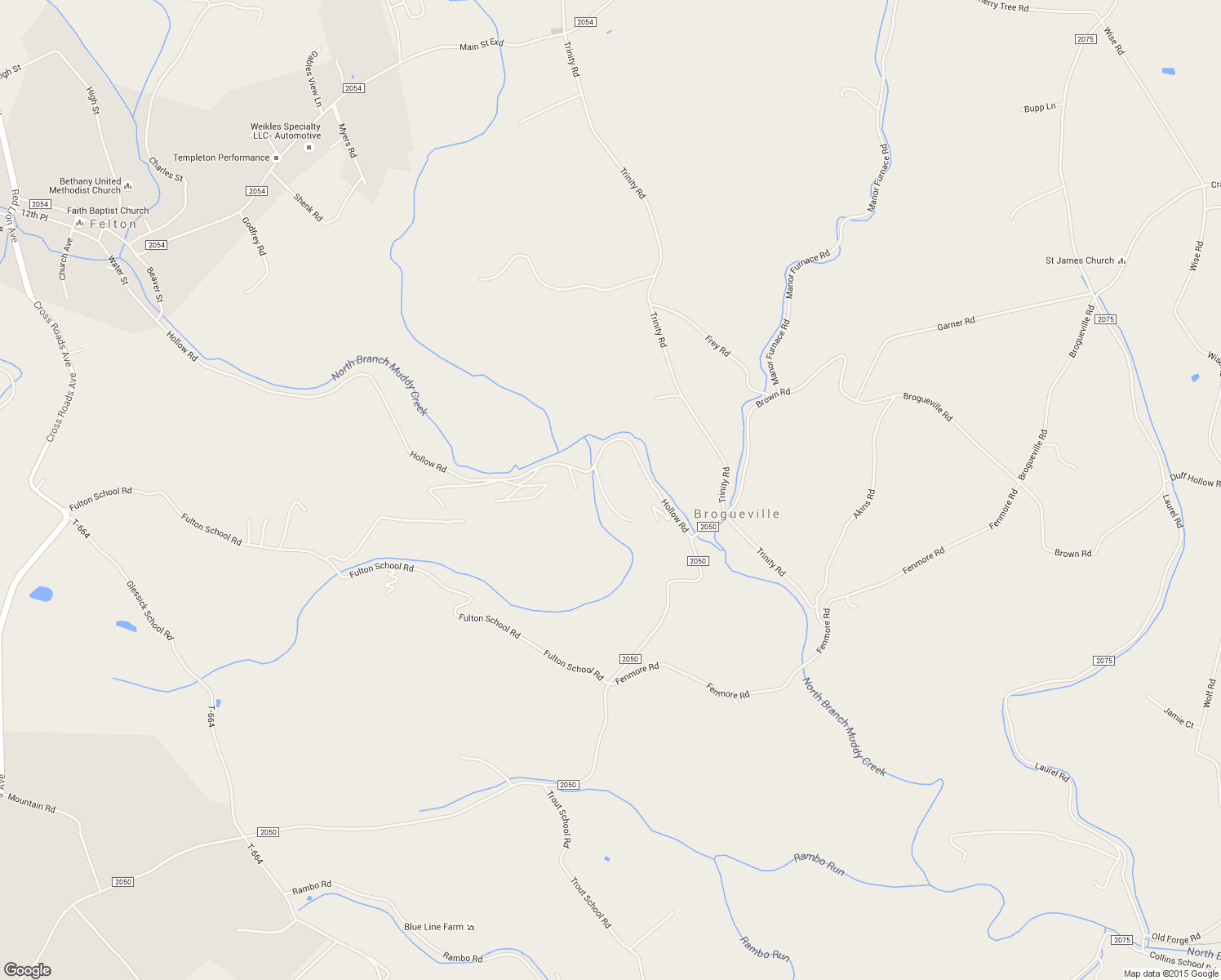 map of restaurants, bars, coffee shops, grocery stores, and more near 9362 Hollow Road in Felton