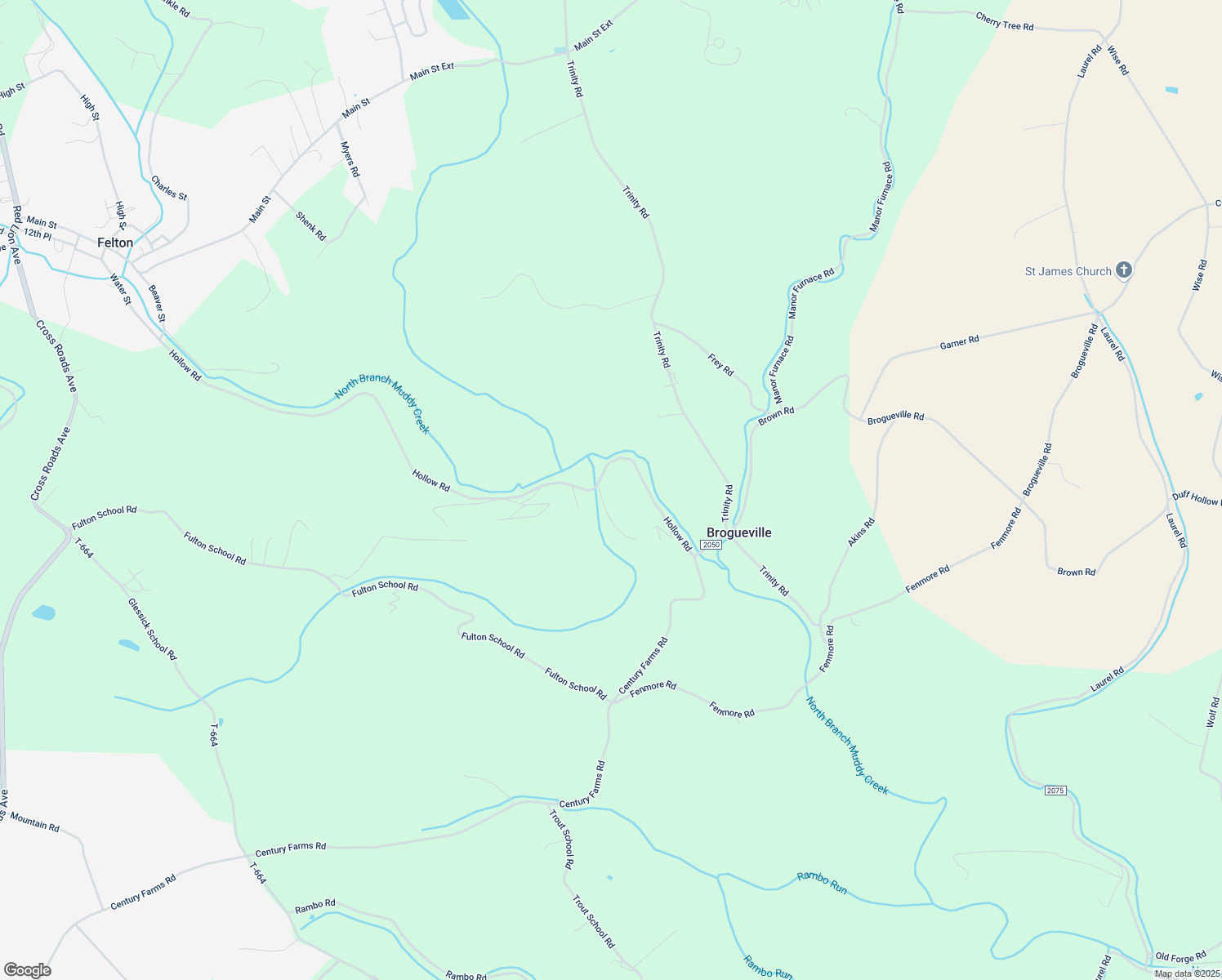 map of restaurants, bars, coffee shops, grocery stores, and more near 9362 Hollow Road in Felton