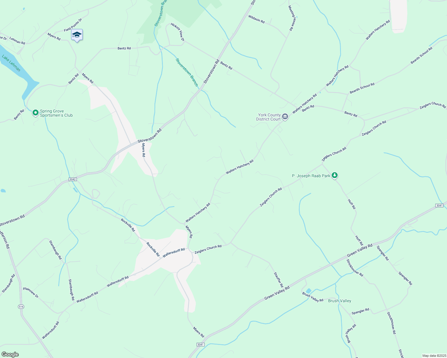 map of restaurants, bars, coffee shops, grocery stores, and more near 4996 Walters Hatchery Road in Spring Grove