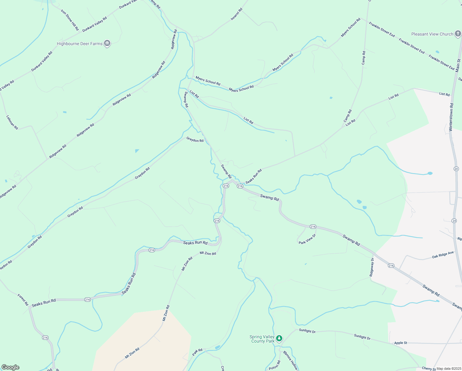map of restaurants, bars, coffee shops, grocery stores, and more near 3799 Swamp Road in Felton