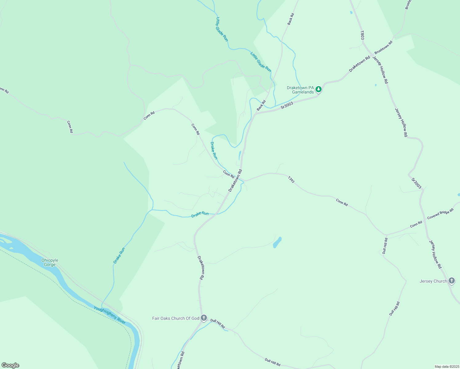 map of restaurants, bars, coffee shops, grocery stores, and more near 733 Draketown Road in Confluence