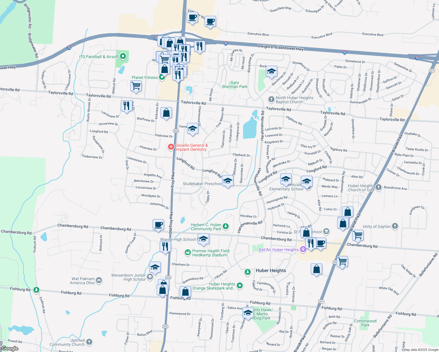 Longford Road, Huber Heights OH Walk Score