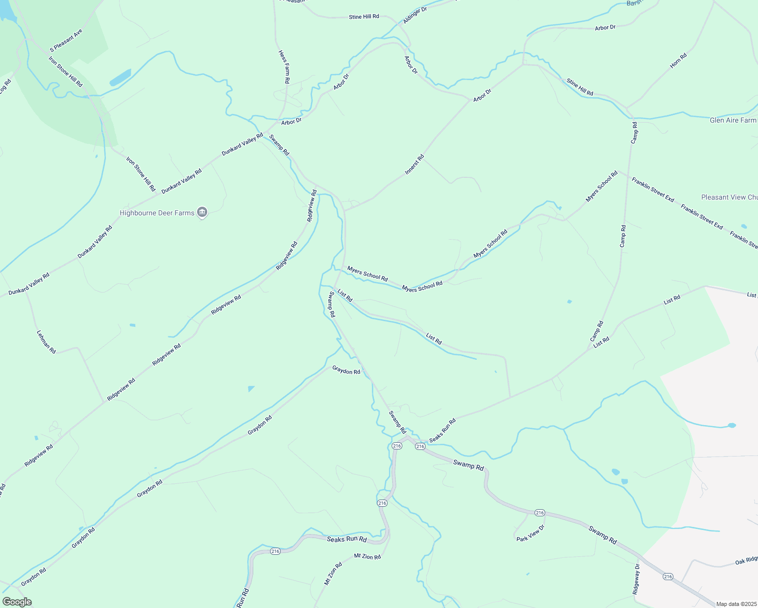 map of restaurants, bars, coffee shops, grocery stores, and more near 2728 Schell Lane in Red Lion