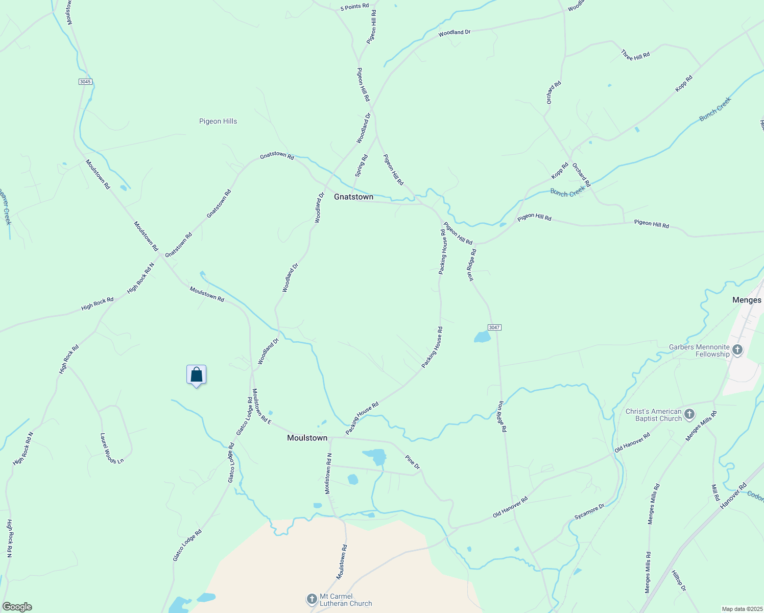 map of restaurants, bars, coffee shops, grocery stores, and more near 512 Packing House Rd in Hanover