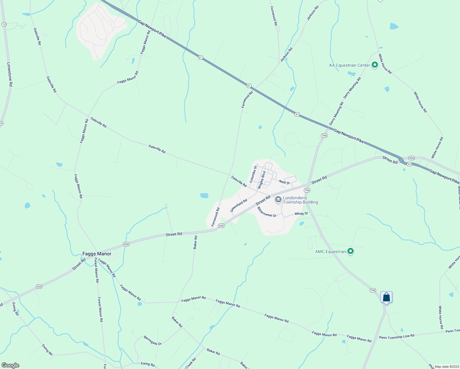 124 Fernwood Road, Cochranville PA Walk Score