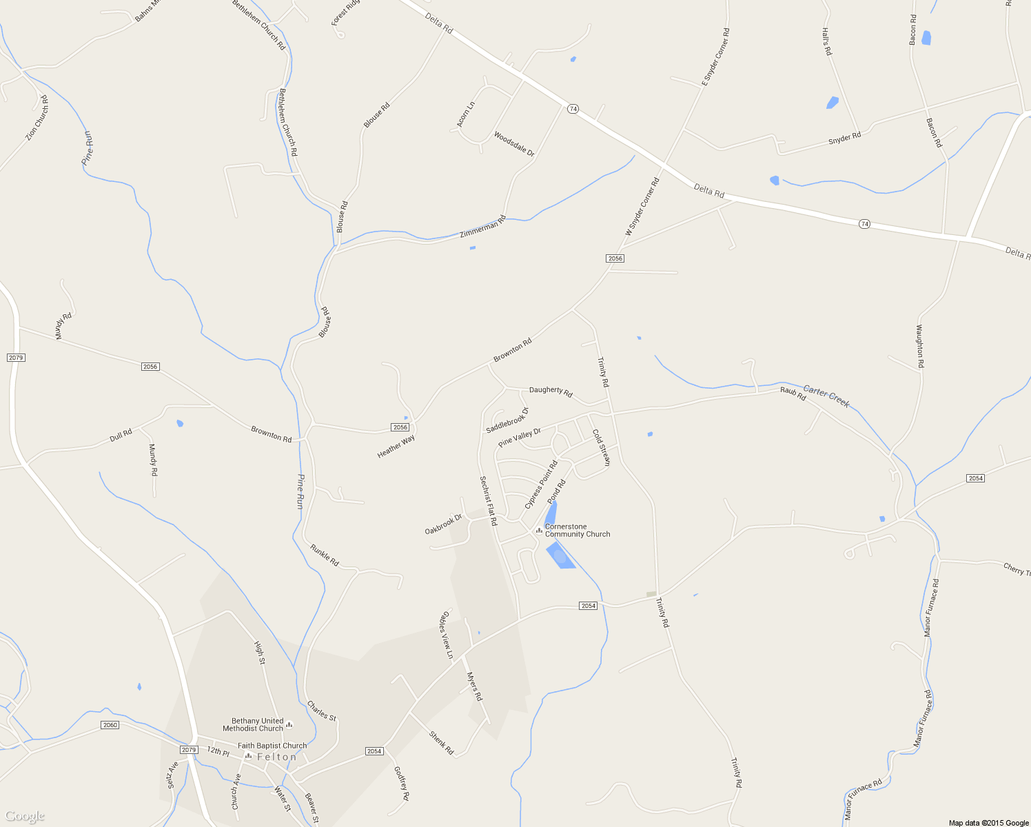 map of restaurants, bars, coffee shops, grocery stores, and more near 12 Saddlebrook Drive in Felton