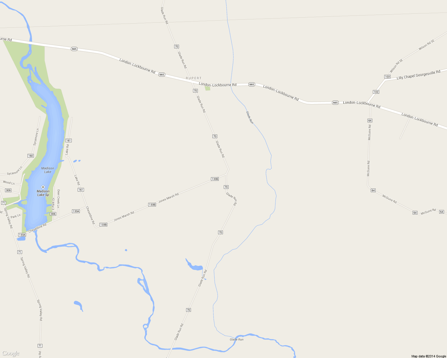 map of restaurants, bars, coffee shops, grocery stores, and more near 4680 Glade Run Road in London