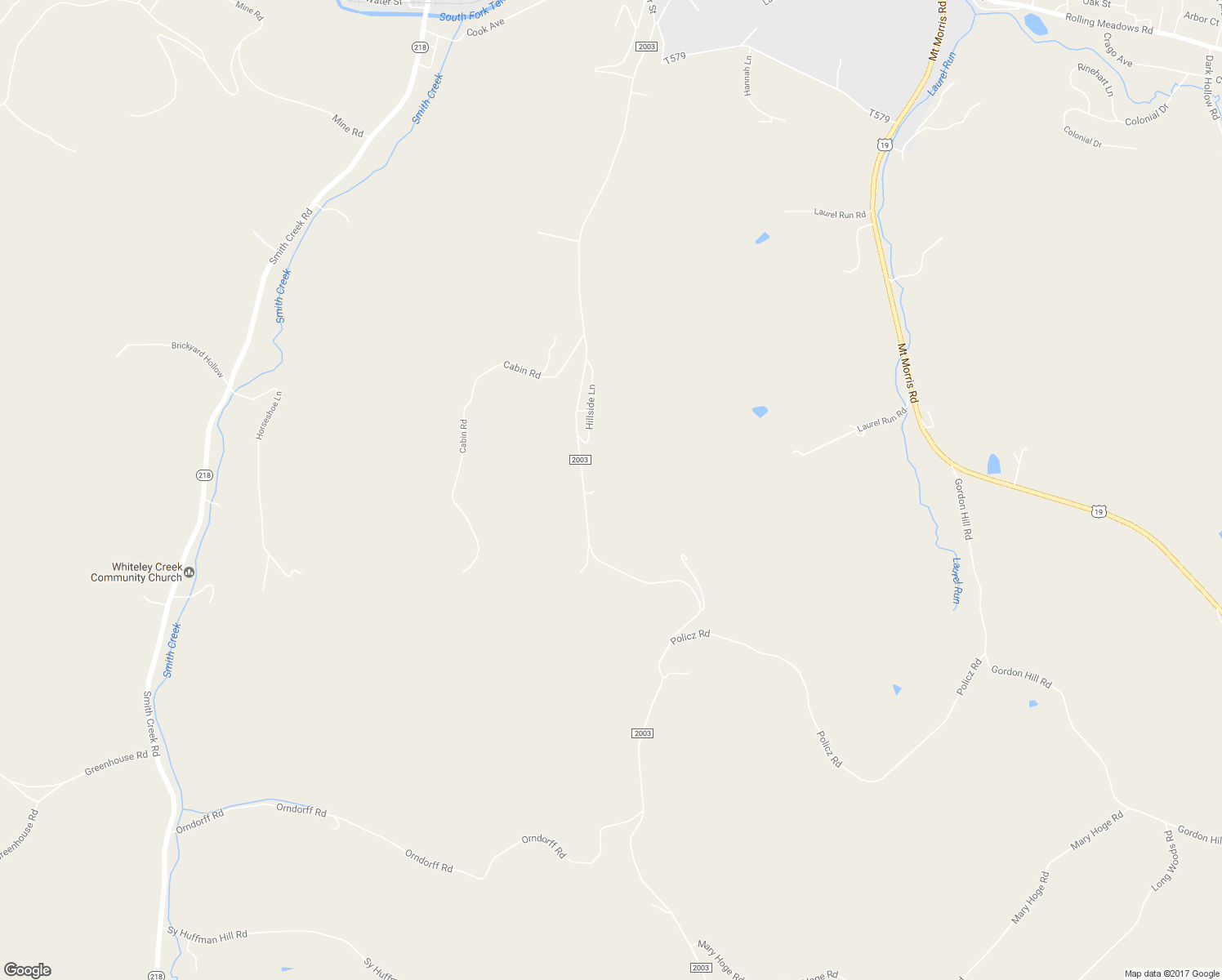 map of restaurants, bars, coffee shops, grocery stores, and more near 452 Sugar Run Road in Waynesburg
