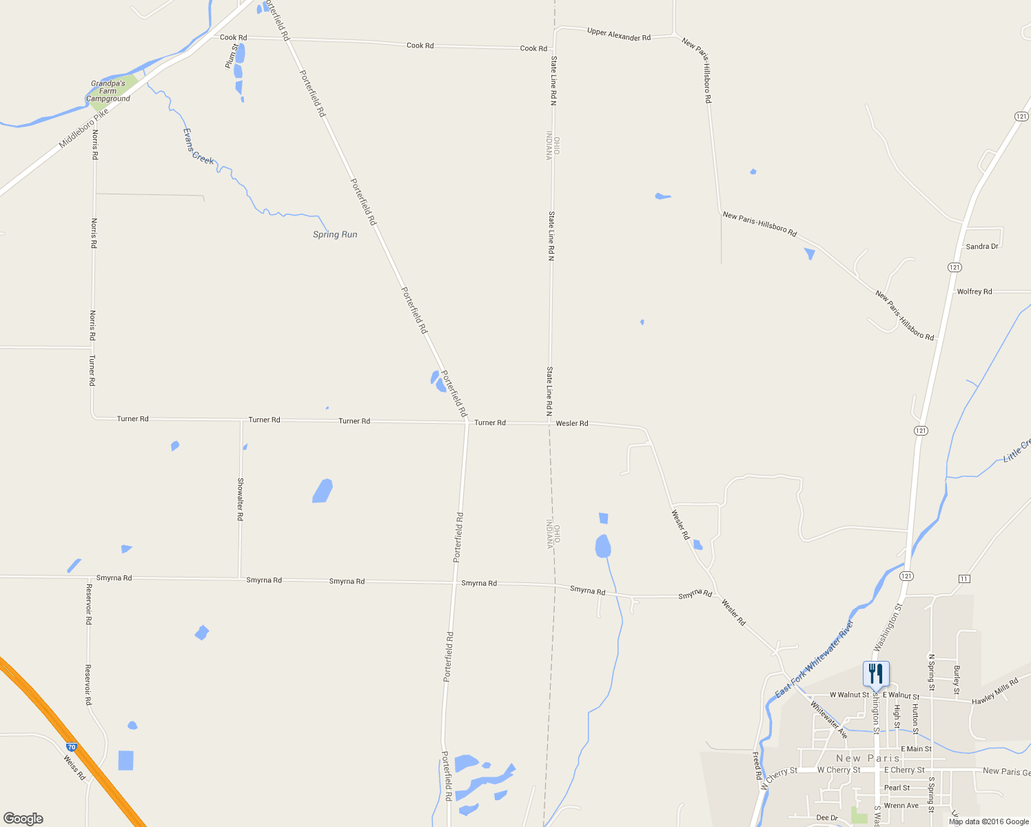 map of restaurants, bars, coffee shops, grocery stores, and more near 6344 Turner Road in Richmond