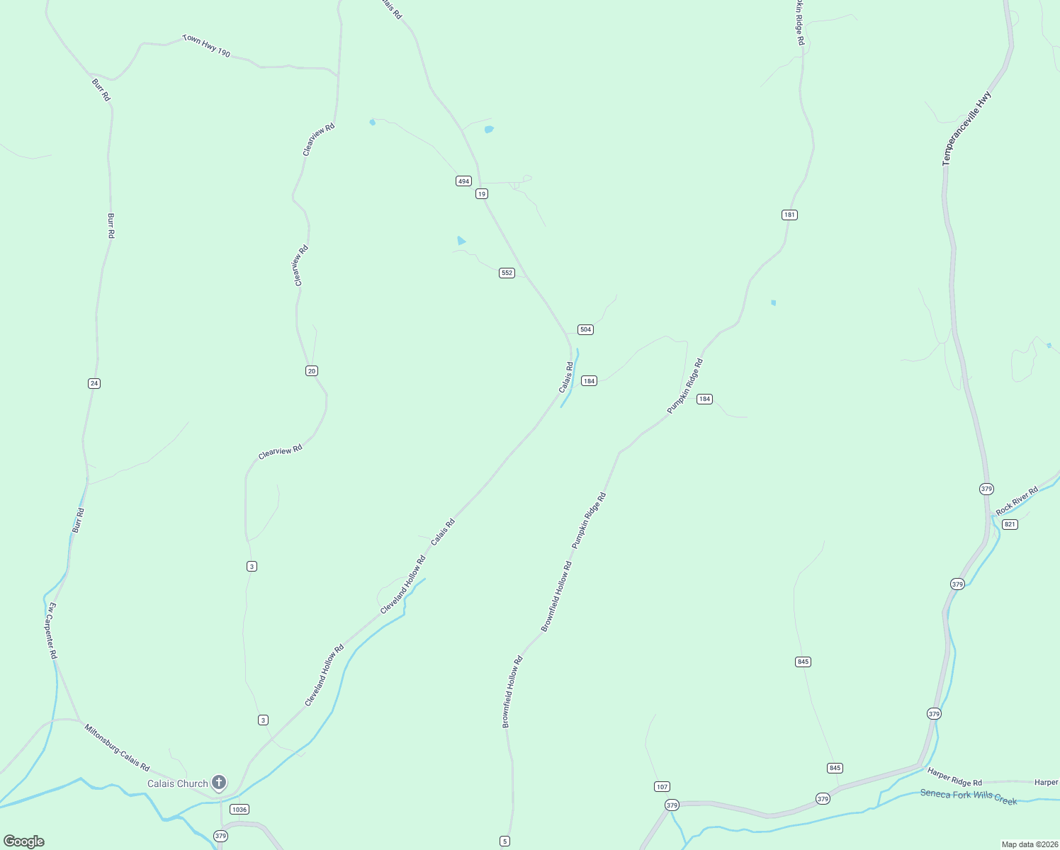 map of restaurants, bars, coffee shops, grocery stores, and more near 53407 Calais Road in Quaker City