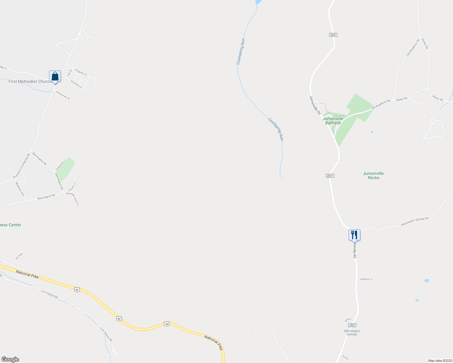 map of restaurants, bars, coffee shops, grocery stores, and more near in Hopwood