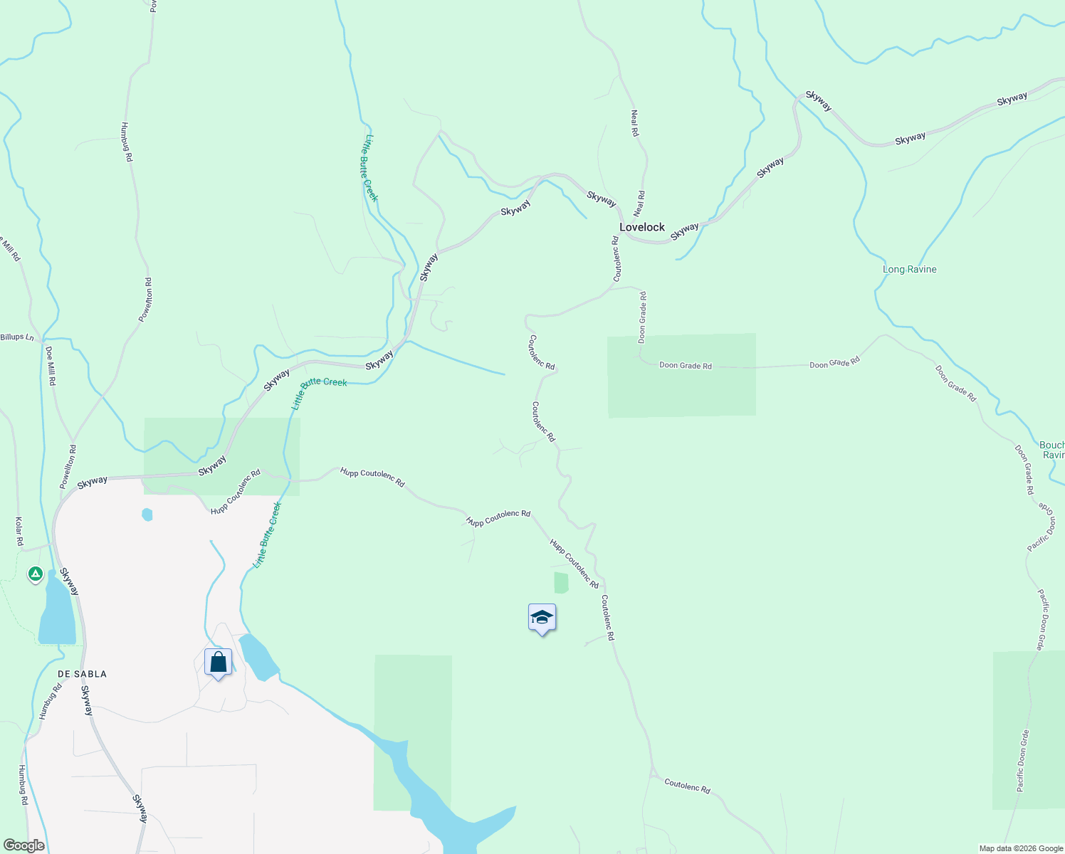 map of restaurants, bars, coffee shops, grocery stores, and more near 15805 Coutolenc Road in Magalia