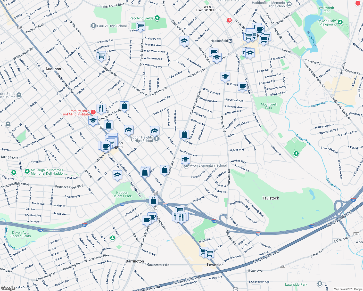 603 Chews Landing Road, Haddonfield NJ Walk Score
