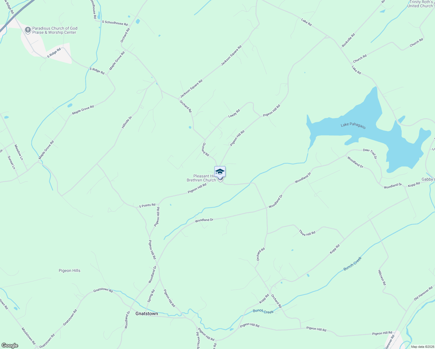 map of restaurants, bars, coffee shops, grocery stores, and more near 8976 Orchard Road in Spring Grove