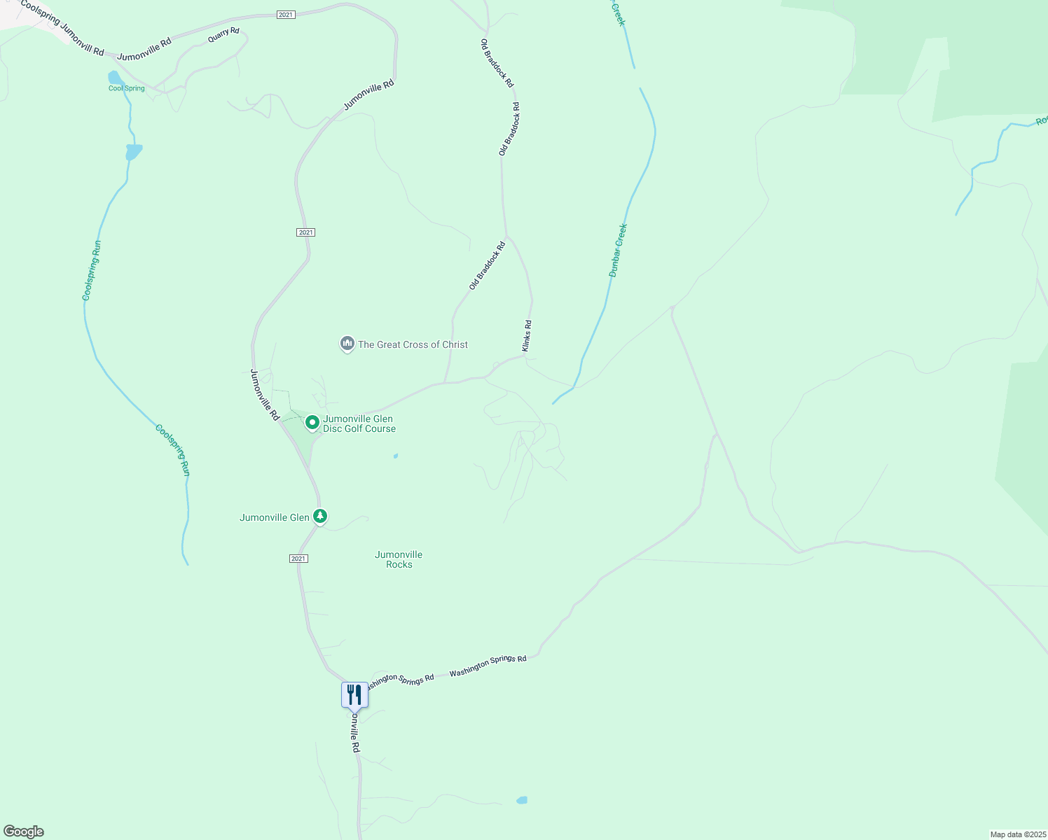 map of restaurants, bars, coffee shops, grocery stores, and more near 122 Klinks Rd in Hopwood