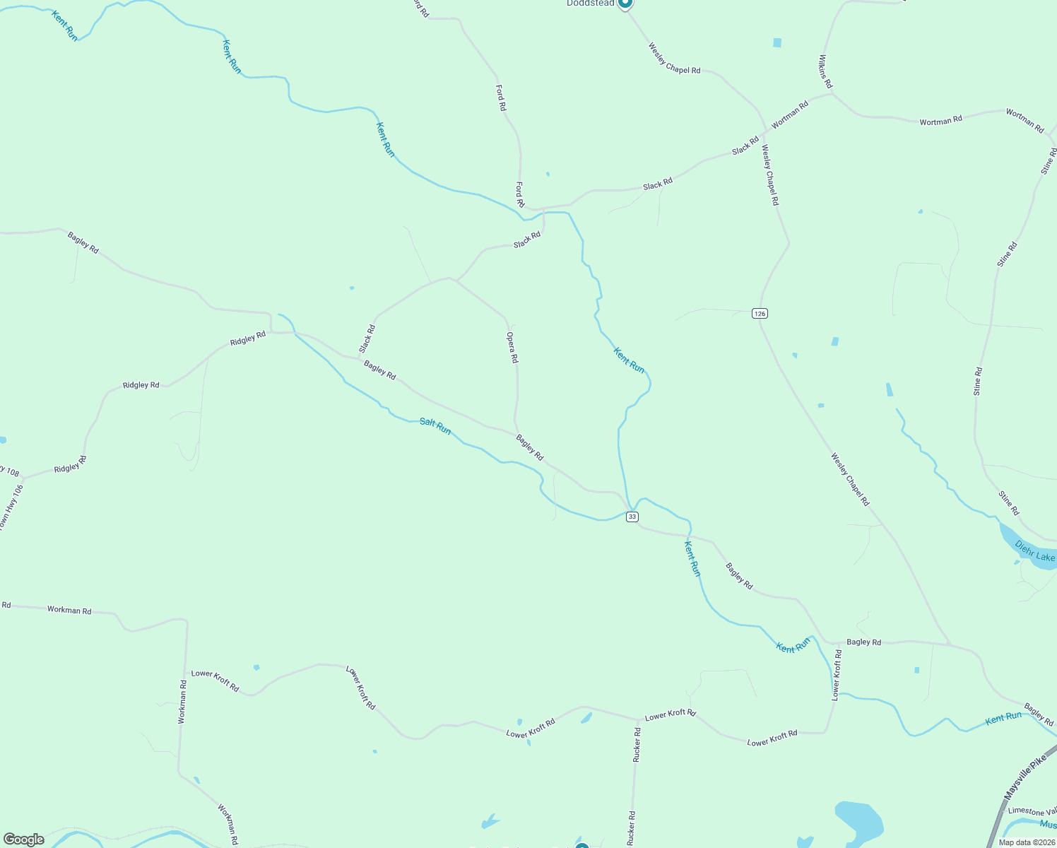 map of restaurants, bars, coffee shops, grocery stores, and more near 3240 Opera Road in Muskingum