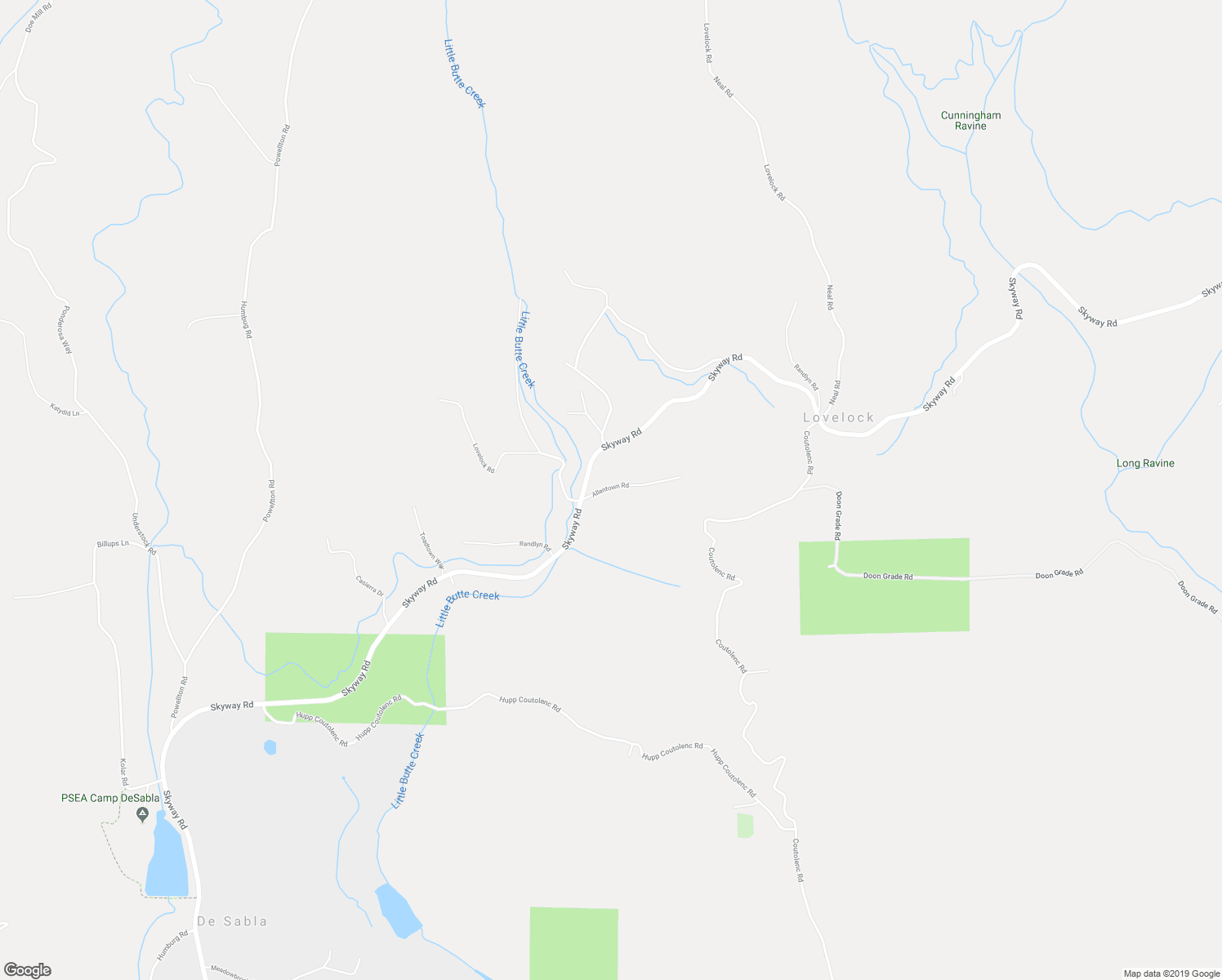 map of restaurants, bars, coffee shops, grocery stores, and more near 15908 Skyway in Magalia